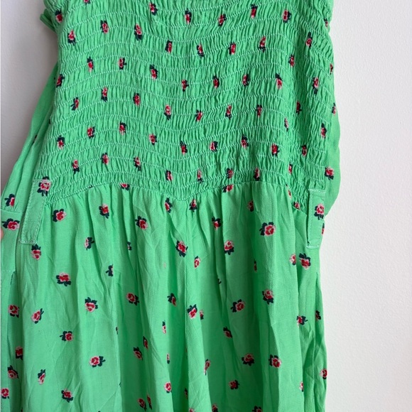 Faithfull The Brand - Dolores Spearmint Green Floral Jumpsuit - Size S(4) - Picture 8 of 9